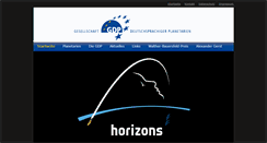Desktop Screenshot of gdp-planetarium.org