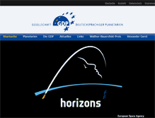 Tablet Screenshot of gdp-planetarium.org